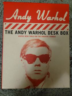 NEW Andy Warhol Desk Box, Unique Gift