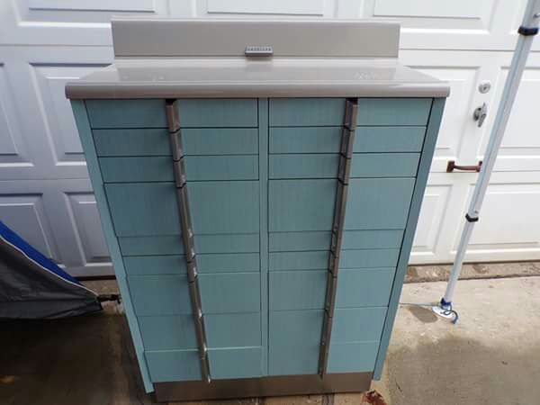 Vintage 1950'sEra Hamilton American Dental Cabinet