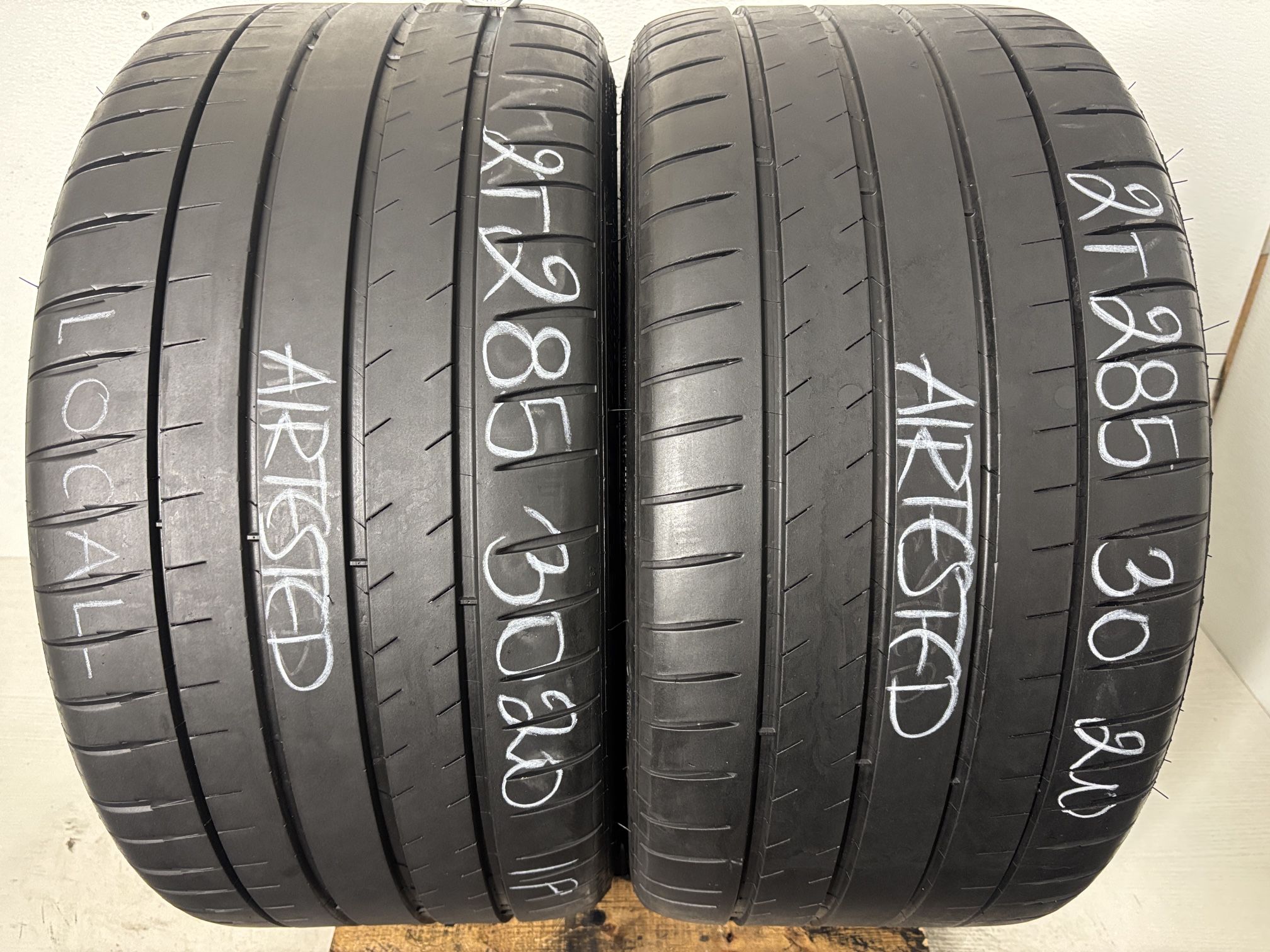 2 Tires 285 30 20 Michelin Pilot Sport 4 S High Tread