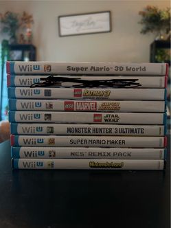 Lot of 8 Fun Nintendo Wii U Games for a GREAT Deal!