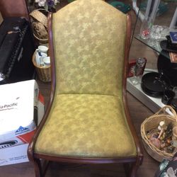 Yellow Antique Rocking Chair