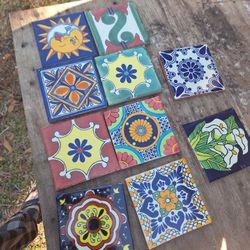 Mexican Talavera tiles,