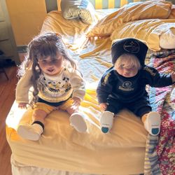 Boy And Girl Steeler Dolls