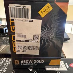 Power Supply PSU EVGA SuperNOVA 650 GT – 80+ Gold, Fully Modular (NEW in Box)