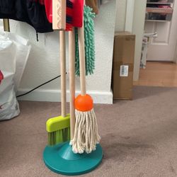 Melissa & Doug Let's Play House Dust! Sweep! Mop! 6 Piece Pretend Play Set 