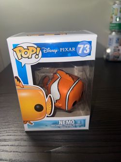 VAULTED Nemo Funko Pop #73 Disney Pixar Movies Vinyl Cartoons Animation Finding Clownfish Films