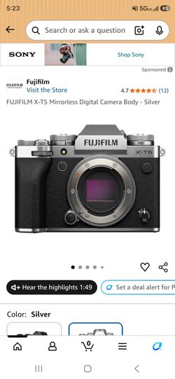 Fujifilm xt5