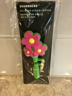 Starbucks Floral Straw Topper