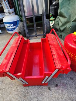 Gasoline Can, And Toolbox