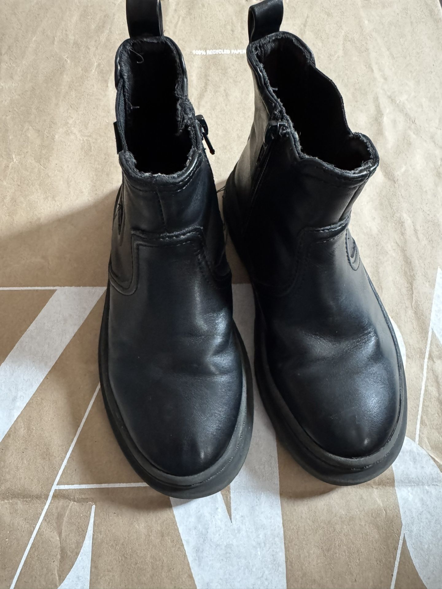 Zara Leather Boots Kids
