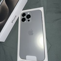 Apple iPhone 15 Pro Max Natural 256gb Unlocked I Can Meet Brand New Works Any Carrier Bonus New Case & Screen Protector 