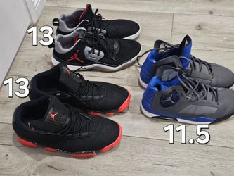 $50 obo for all 3 - Used Mens jordan Sizes 13 , 13 & 11.5