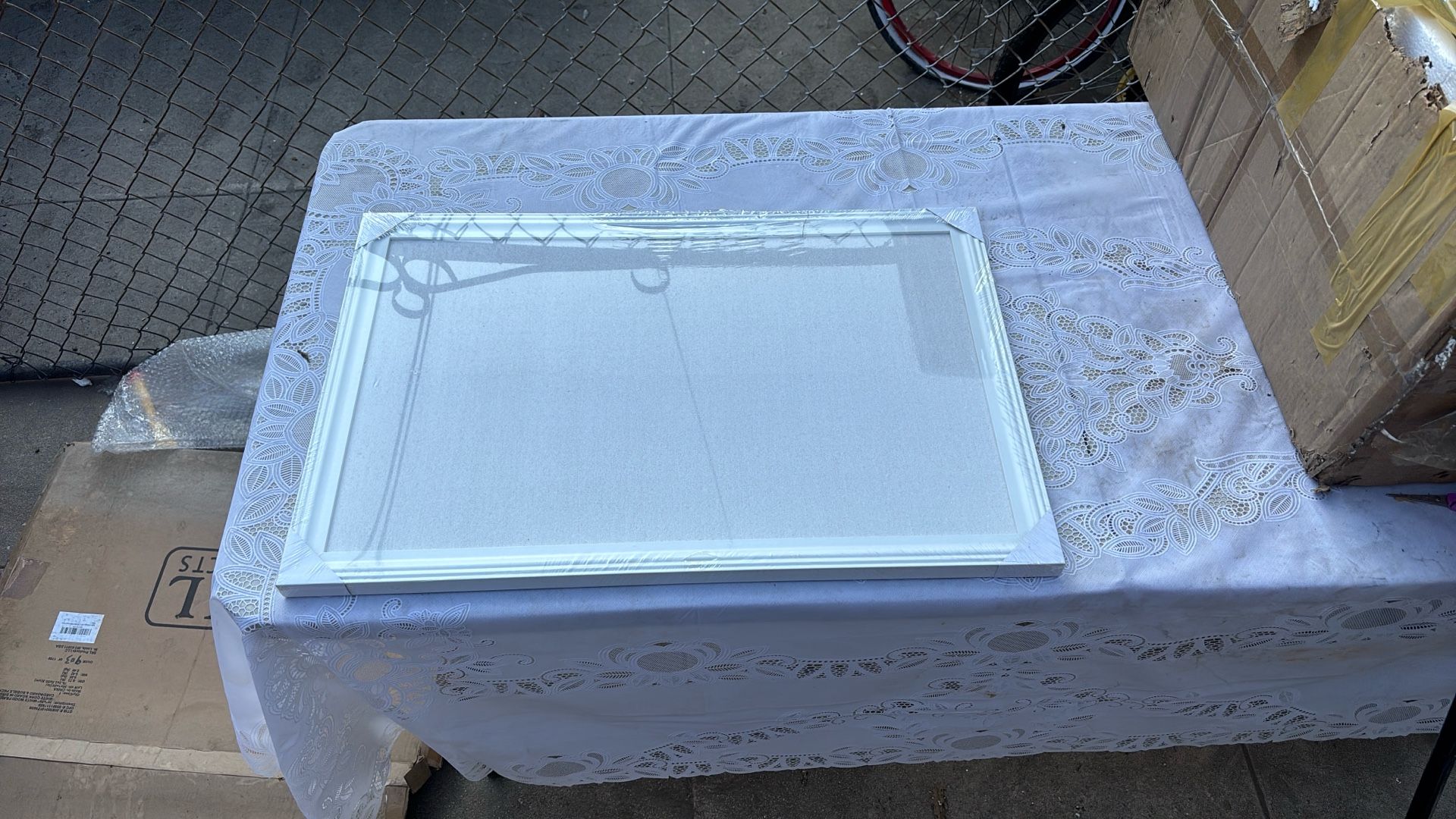 White Cork Board