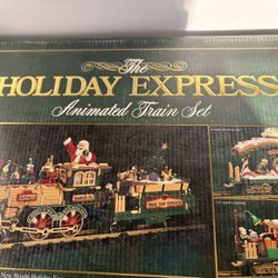 Holiday Express Animated Train Set 1996 Limited Edition 