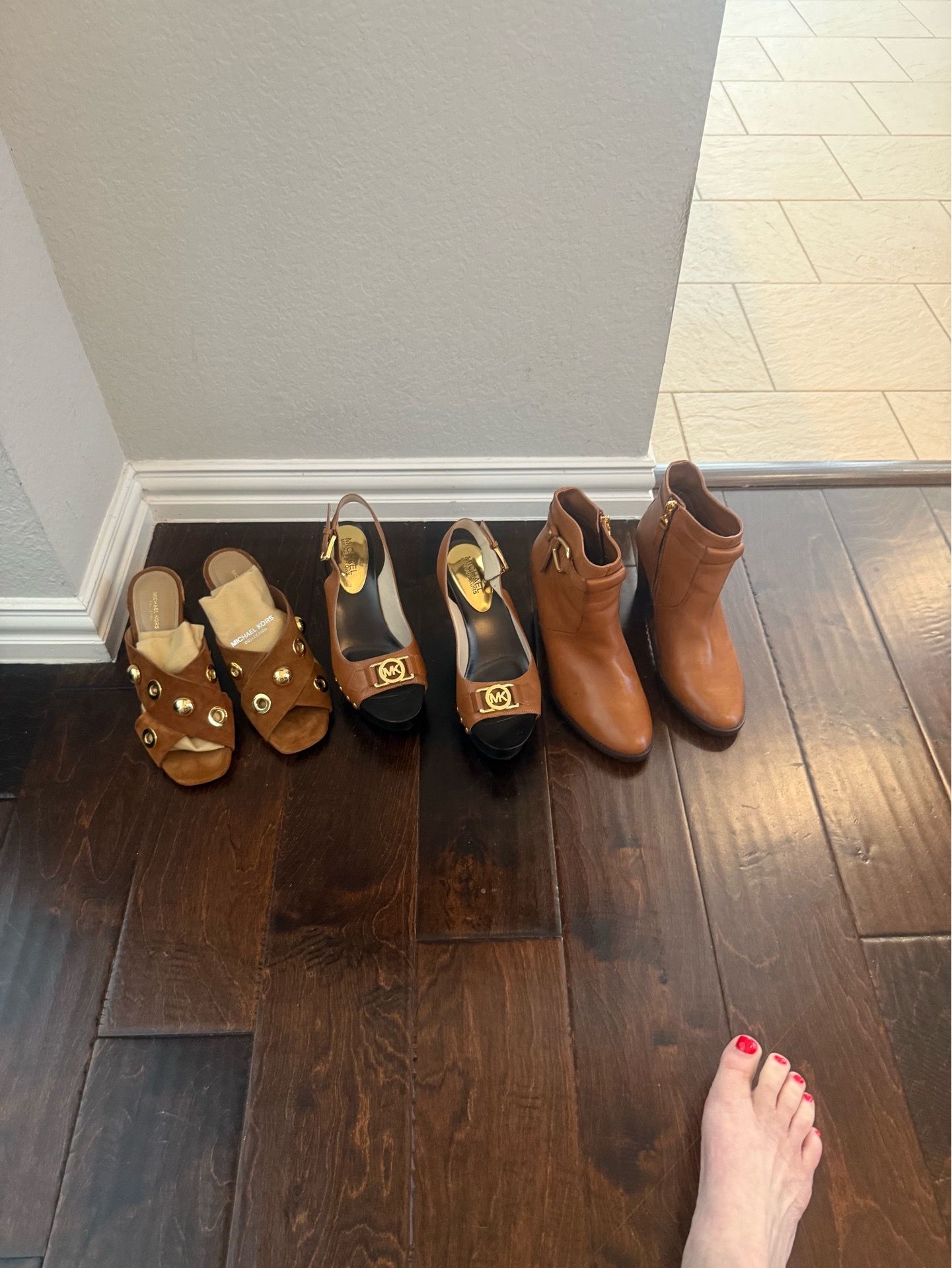 Michael Kors and Ralph Lauren shoes