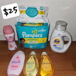 pampers brand diaper bundle size 3