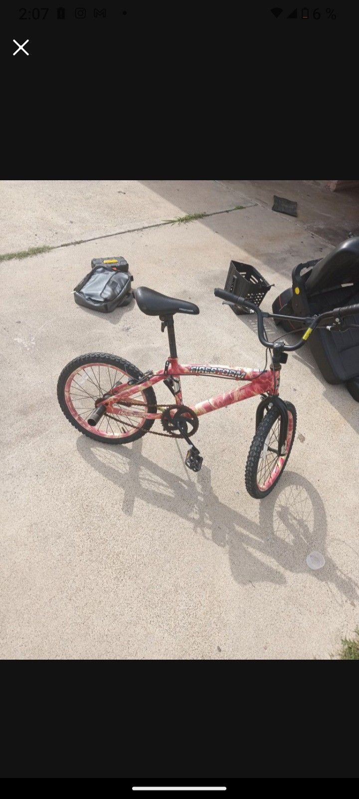 Bicycle 18inch Red  