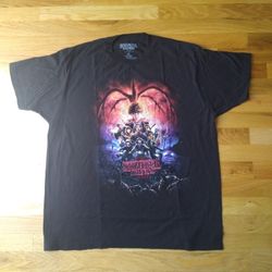 Stranger Things Black Graphic T-Shirt Size Adult XL
