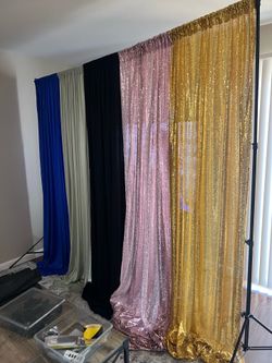 Backdrop Stand and Backdrops