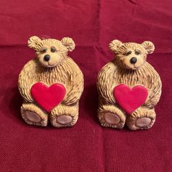 USA Sheila Philipp Imitating Life Teddy Bears Heart Figurines Bears Etc.