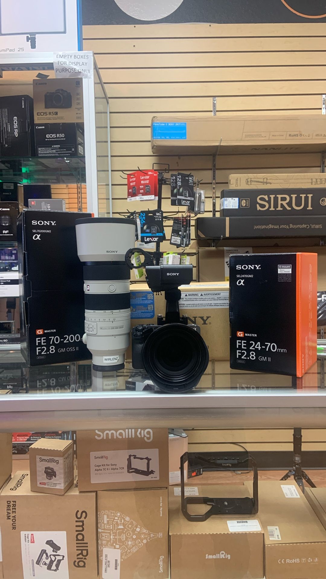 Sony FX3 Bundle (w/ 24-70mm, 70-200mm, and CFExpress A 160GB)