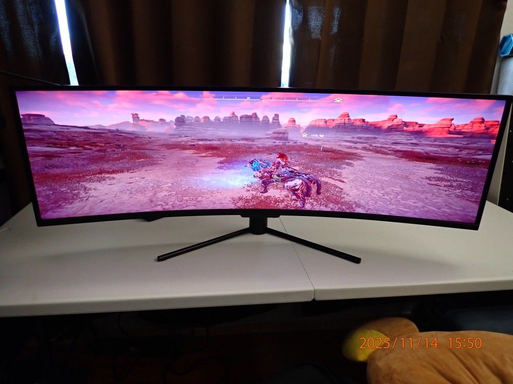 49 Inch Super Ultra Wide Monoprice Dark Matter Monitor 5120 X 1440p (5k) Monitor 