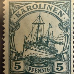 1902 And 1911 Caroline Island Stamp