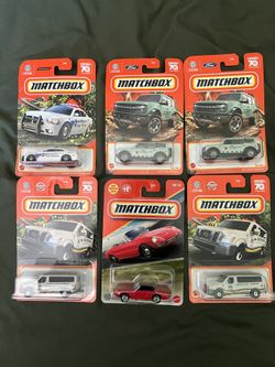 Matchbox Cars 6 Pieces