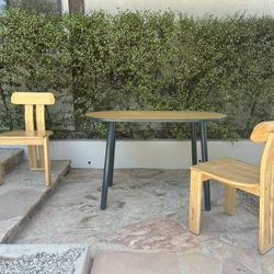 Set Of Crate&Kids Table And Chairs