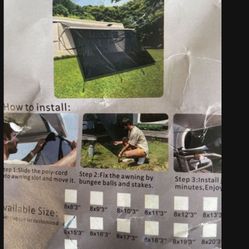 Rv Shade Screen.     15 Dollar 