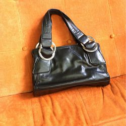 NEXT Small Hand Bag Faux Leather Black