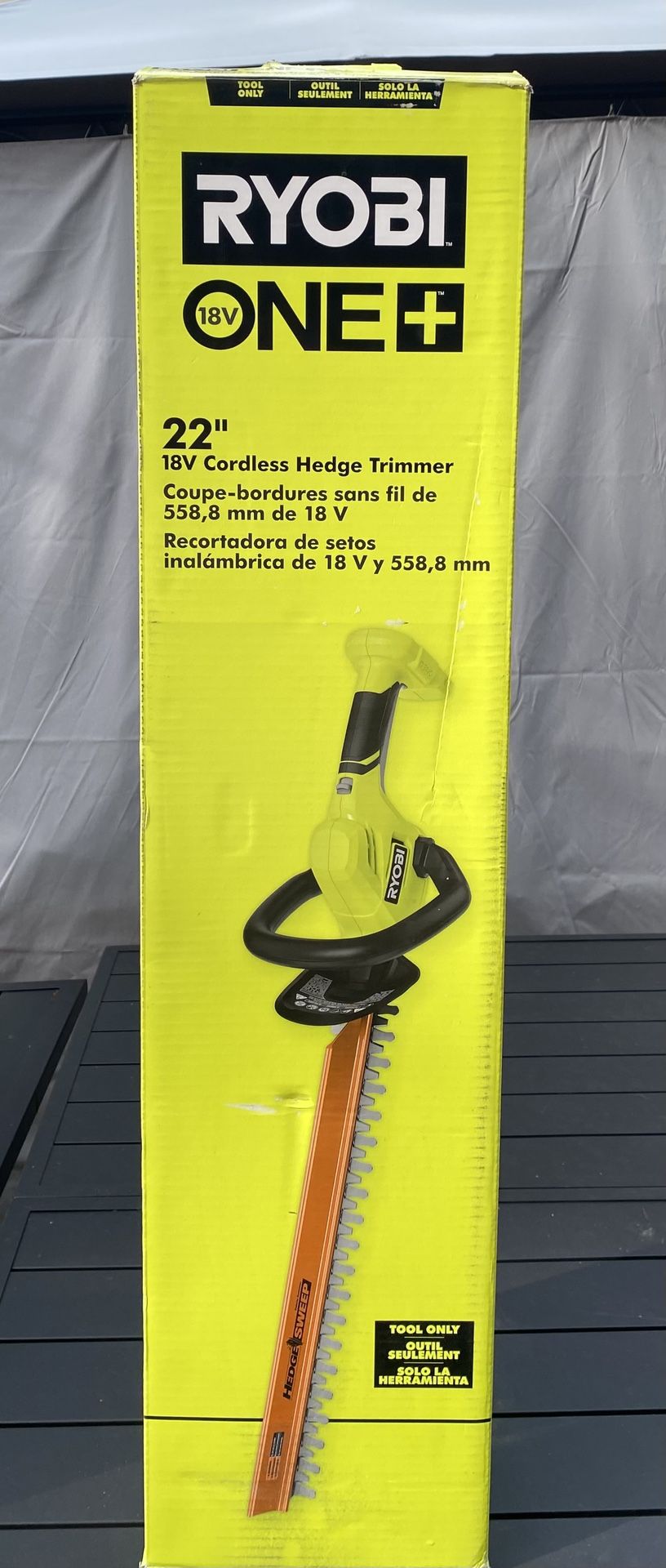 Ryobi 22" 18V Cordless Hedge Trimmer