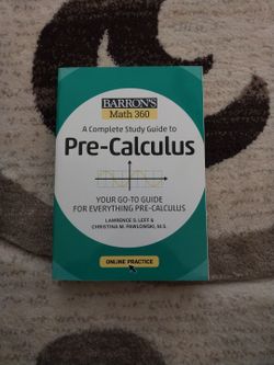 A Complete Study Guide to Pre-Calculus
