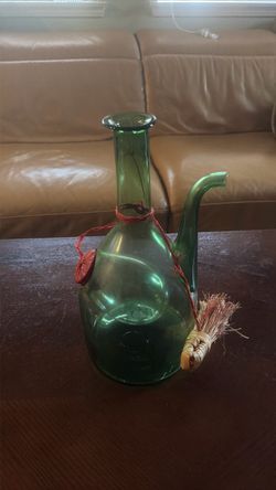 Glass wine decanter