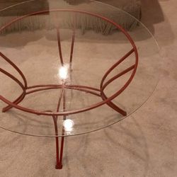 Round Cast Iron patio table