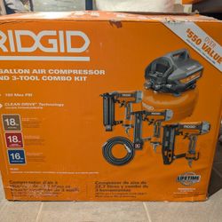 Compressor Ridgid 6 Gallons