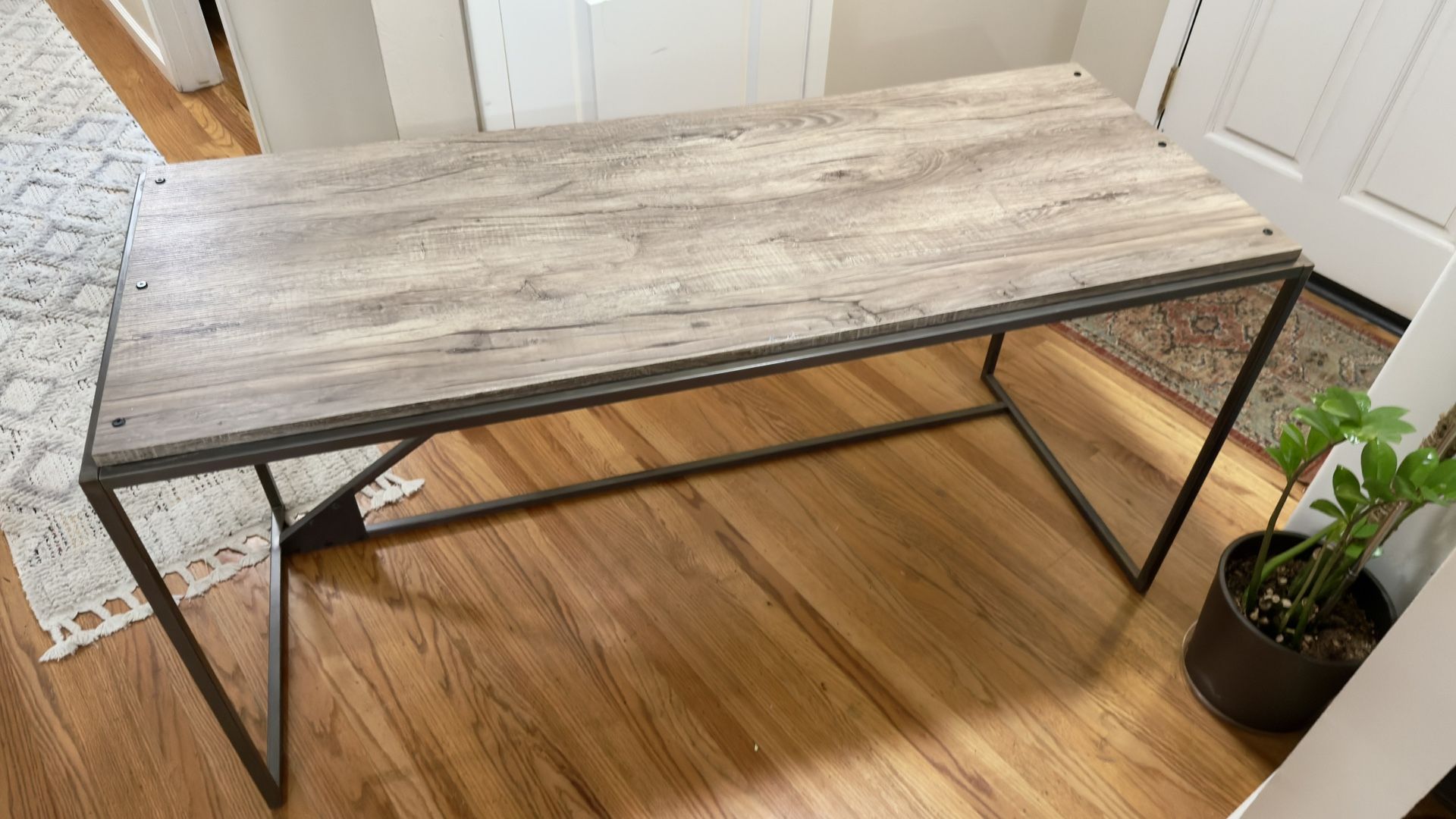 Modern Industrial-Style Desk - Good Condition