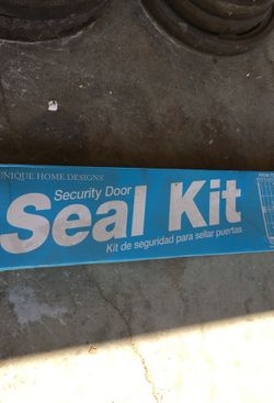 Security door seal kit from Home Depot