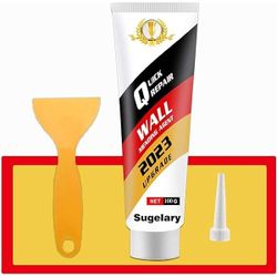 Sugelary Drywall Patch Repair Kit with Scraper, Wall Spackle Repair Paste, Wall Mending Agent Quick and Easy Solution to Fill The Holes for Home Wall,