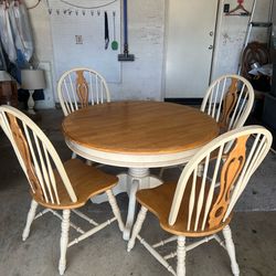 Dining table with 4 chairs