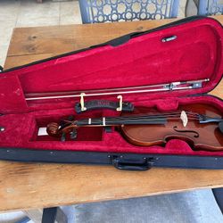 4/4 Violin, Case , Bow, Kun Rest