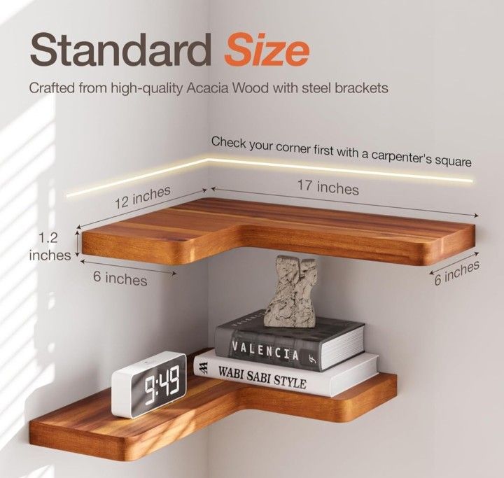 Floating Corner Shelf 