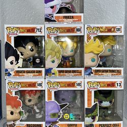 Dragon Ball-Z Funko Pops (7 Different Characters) Read Description!