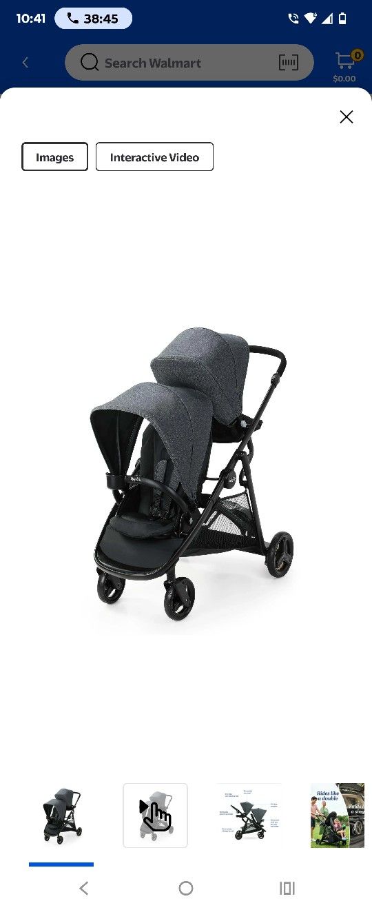 Graco Rafa Double Stroller And Car Seat