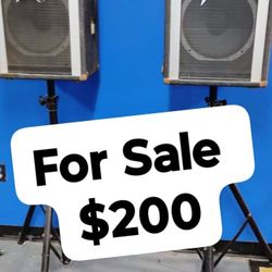 Peavey Speakers & Stand