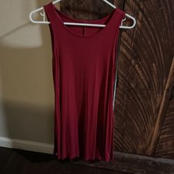 Maroon Dress 