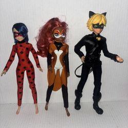 Miraculous ladybug dolls