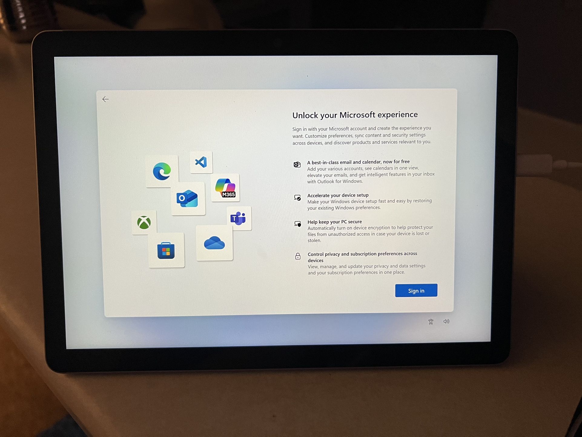 Microsoft Go pro Tablet