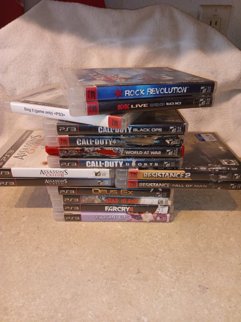 Lot Of (15) PS3 Games