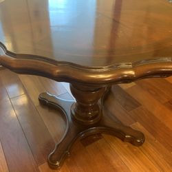 Round Wood Table